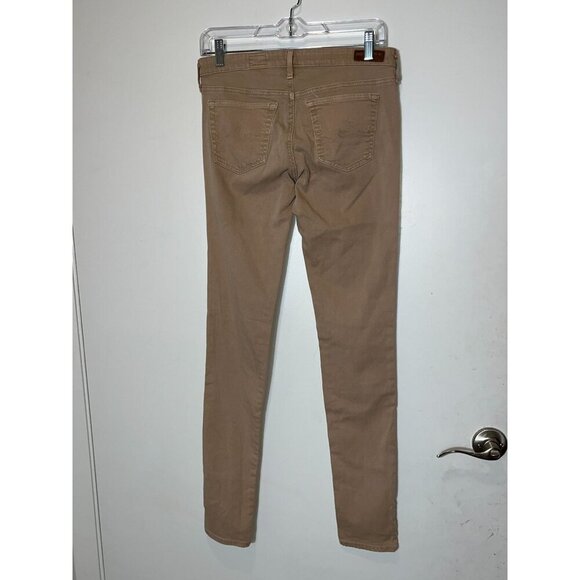 AG Adriano Goldschmied The Legging Super Skinny Jeans Beige Womens Size 27 - Picture 4 of 10